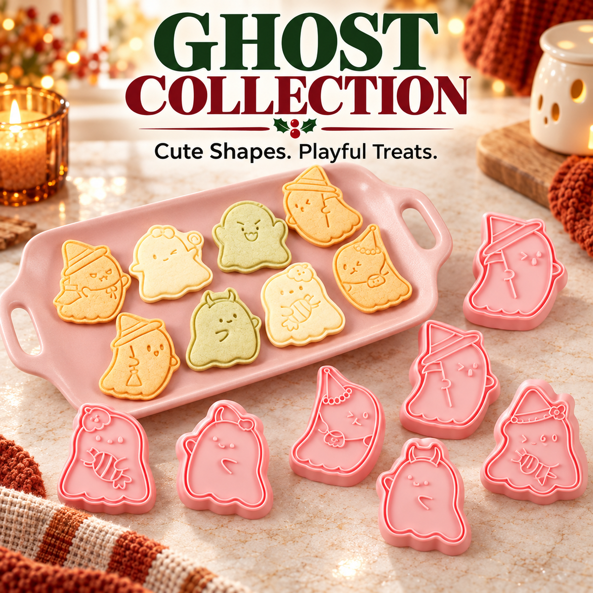 upsell✨🍪Festive Christmas Cookie Mold Set — Perfect for Holiday Baking, Christmas Parties & Homemade Gifts🎅🎁| Devareon®