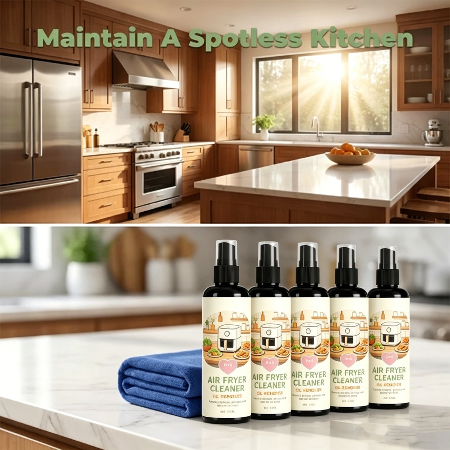 Devareon® 🔥 Sale 40% OFF!✨2-in-1 Air Fryer Cleaner and Degreaser Spray