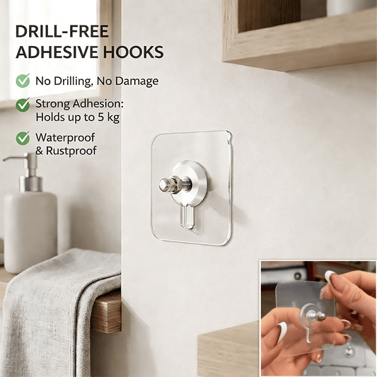 Devareon®⚡Drill Free Adhesive Hooks