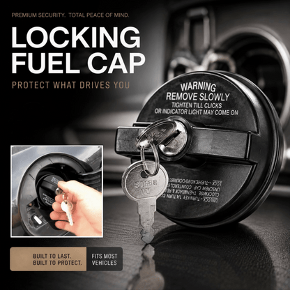 Devareon®🔒 Locking Fuel Cap – Direct Replacement for 7730047020, Anti-Theft, Precision Seal, Prevents Fuel Vapor Leak