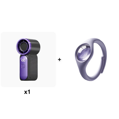 Devareon®🥳2026 HOT SALE🥳💞50K+ SOLD!💨❄️ 50% OFF! Turbo Handheld Fan – 16900 RPM, 6 speeds, LED display. 3000mAh battery, 10.7hrs cooling. Pocket‑sized power! 🌬️✨