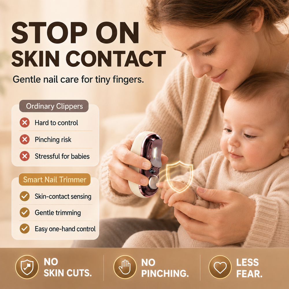 upsell✨40% OFF! 👶 Smart Electric Nail Clipper — Gentle & Safe Nail Care for Baby’s Tiny Fingers & The Whole Family ✨ — Devareon®