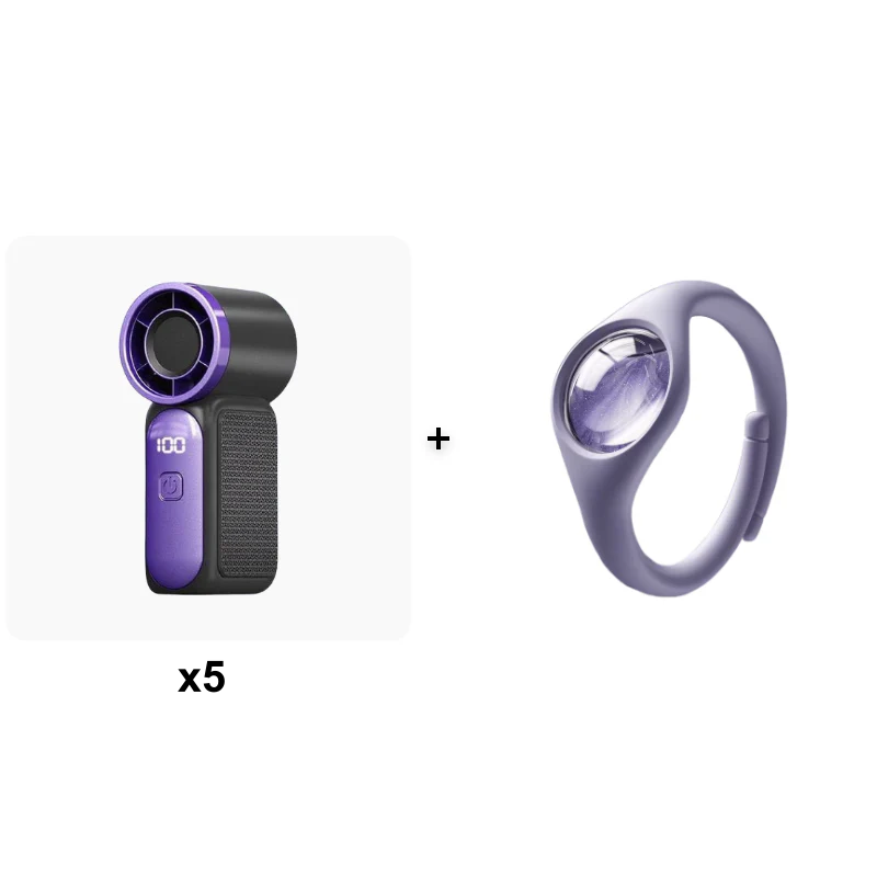 Devareon®🥳2026 HOT SALE🥳💞50K+ SOLD!💨❄️ 50% OFF! Turbo Handheld Fan – 16900 RPM, 6 speeds, LED display. 3000mAh battery, 10.7hrs cooling. Pocket‑sized power! 🌬️✨