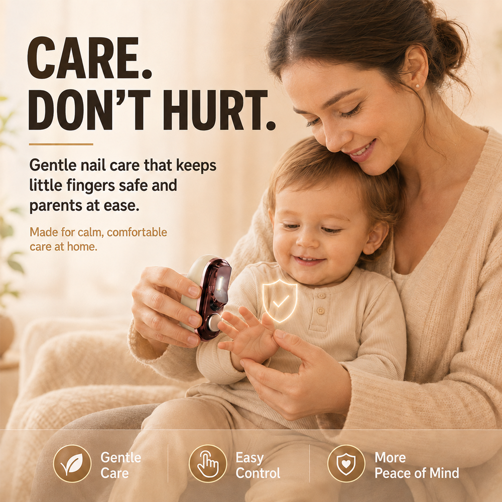 upsell✨40% OFF! 👶 Smart Electric Nail Clipper — Gentle & Safe Nail Care for Baby’s Tiny Fingers & The Whole Family ✨ — Devareon®