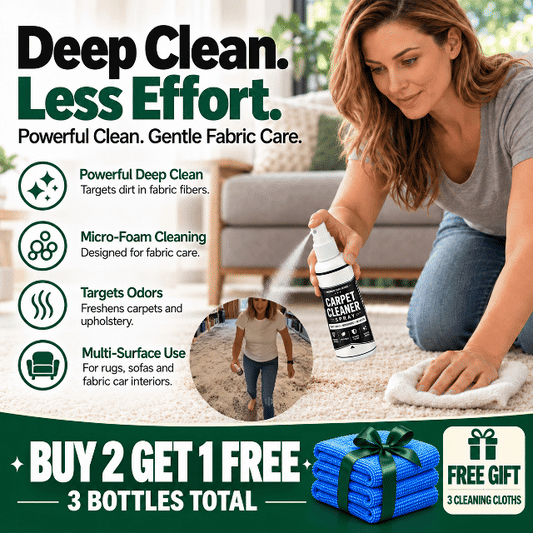 🏆🛋️Buy 2 Get 1 Free🎁 Deep Clean Carpet Spray – Industrial-Strength Formula | Perfect for Auto Interiors, Sofas & Rugs, Effortless Stain Removal ✨| Devareon®