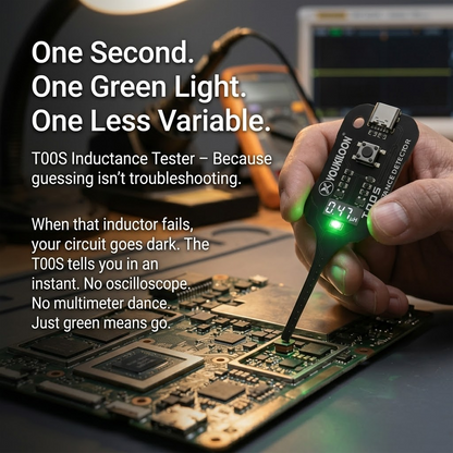 Devareon® 🥳2026 HOT SALE🥳💞50K+ SOLD!💡⚙️ 50% OFF! In-Circuit Inductor Tester – One-button simplicity, clear indicator. Non-contact, rapid diagnosis. A must-have for electronics repair. 📟🕊️