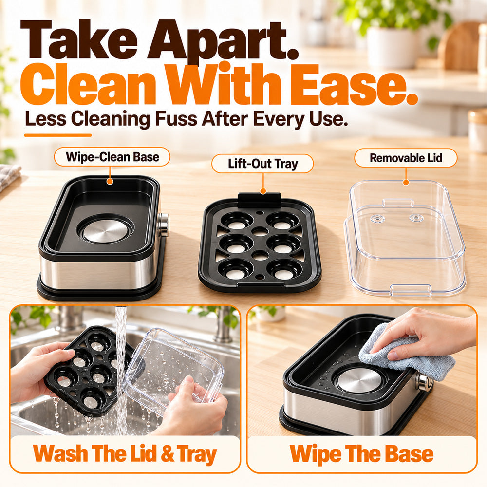 🔥2026 Hot Products🎁Multifunctional Egg Steamer with Clear Lid | Add a Steaming Bowl for More Delicious Possibilities! | Devareon®