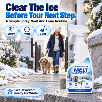 🏆❄️ Buy 2 Get 1 FREE🎁Outdoor De-Icing & Snow Melting Spray – Fast, Easy Winter Ice Removal | Devareon®