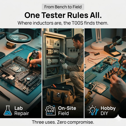 Devareon® 🥳2026 HOT SALE🥳💞50K+ SOLD!💡⚙️ 50% OFF! In-Circuit Inductor Tester – One-button simplicity, clear indicator. Non-contact, rapid diagnosis. A must-have for electronics repair. 📟🕊️