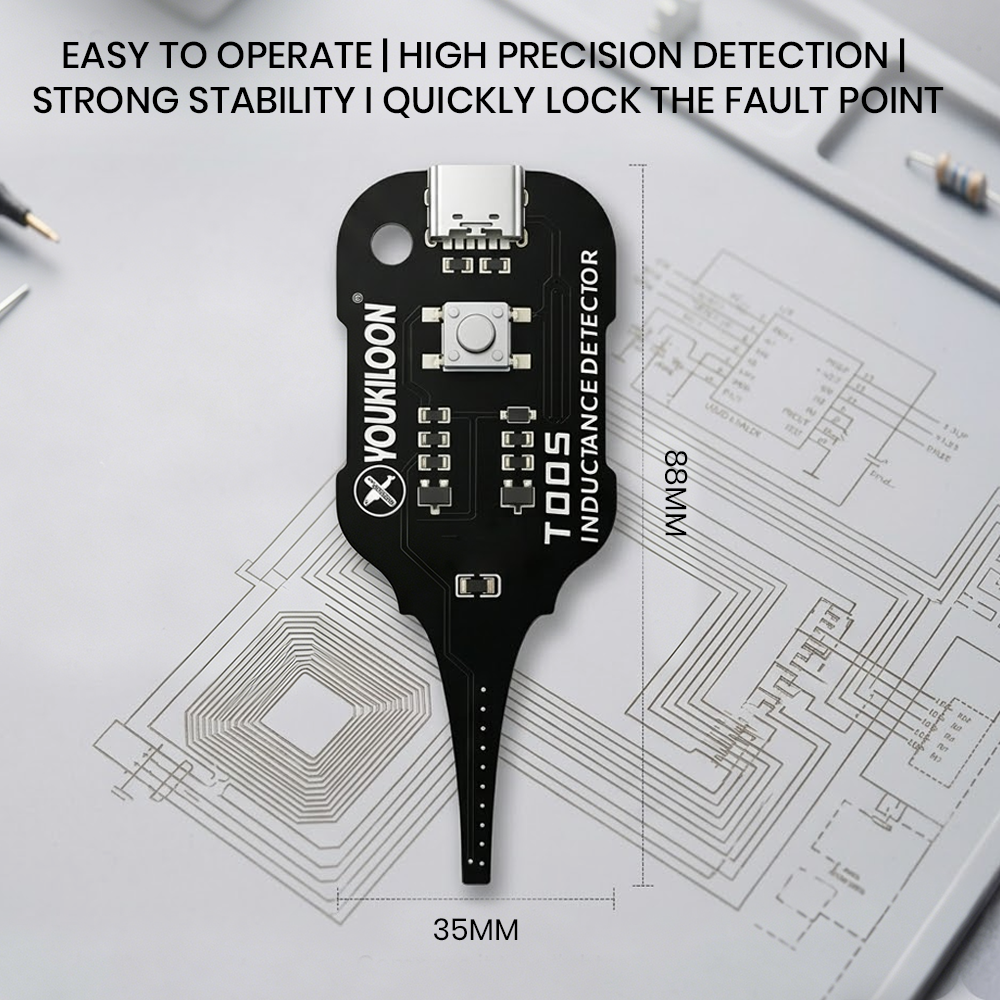Devareon® 🥳2026 HOT SALE🥳💞50K+ SOLD!💡⚙️ 50% OFF! In-Circuit Inductor Tester – One-button simplicity, clear indicator. Non-contact, rapid diagnosis. A must-have for electronics repair. 📟🕊️