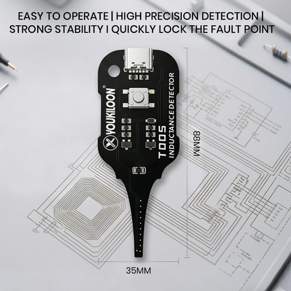 Devareon® 🥳2026 HOT SALE🥳💞50K+ SOLD!💡⚙️ 50% OFF! In-Circuit Inductor Tester – One-button simplicity, clear indicator. Non-contact, rapid diagnosis. A must-have for electronics repair. 📟🕊️