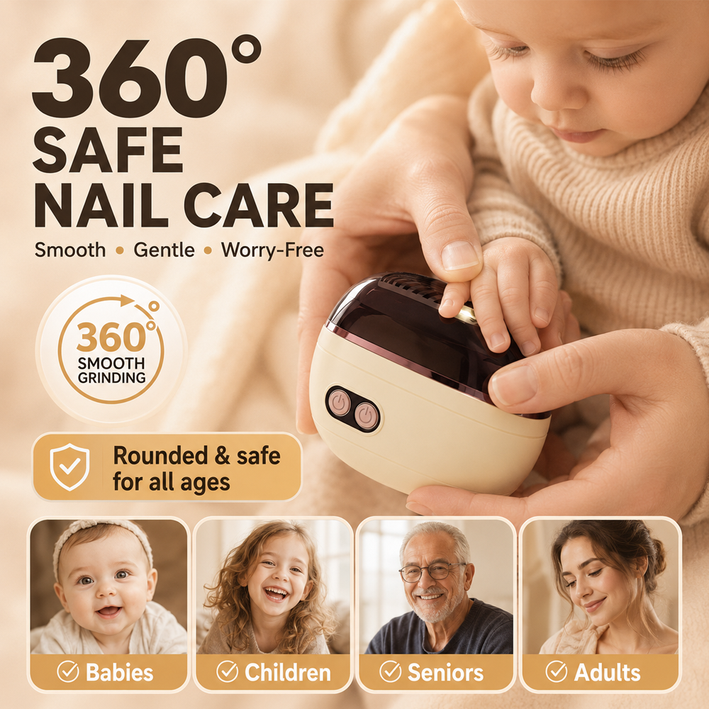 upsell✨40% OFF! 👶 Smart Electric Nail Clipper — Gentle & Safe Nail Care for Baby’s Tiny Fingers & The Whole Family ✨ — Devareon®