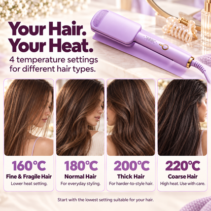 🔥 2026 New Arrivals | 60% OFF 🎁 Wavy Curling Iron – Add Volume, Bounce & Beautiful Waves in Seconds | Devareon®