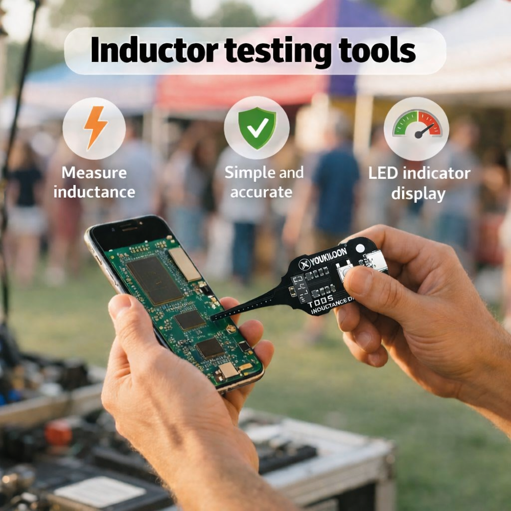 Devareon® 🥳2026 HOT SALE🥳💞50K+ SOLD!💡⚙️ 50% OFF! In-Circuit Inductor Tester – One-button simplicity, clear indicator. Non-contact, rapid diagnosis. A must-have for electronics repair. 📟🕊️