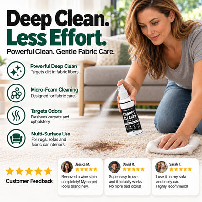 🏆🛋️Buy 2 Get 1 Free🎁 Deep Clean Carpet Spray – Industrial-Strength Formula | Perfect for Auto Interiors, Sofas & Rugs, Effortless Stain Removal ✨| Devareon®