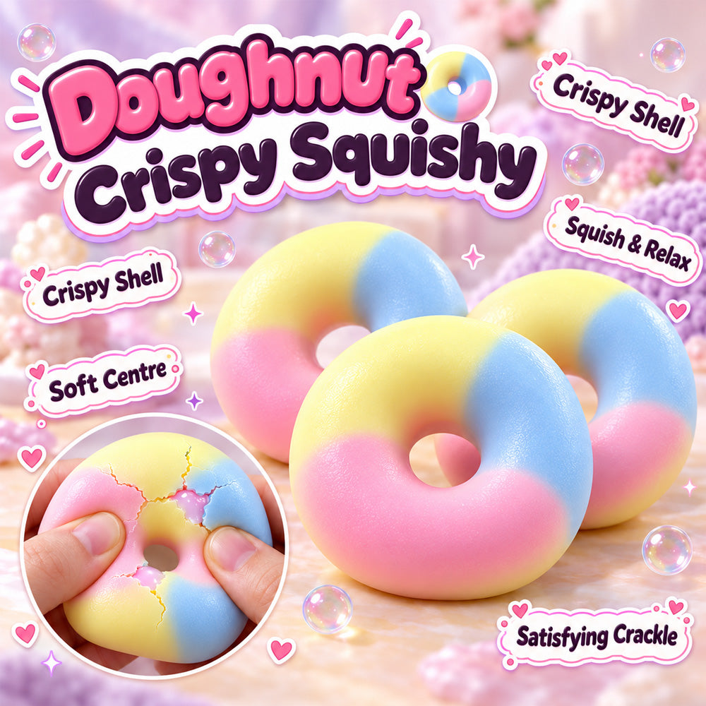 🌈✨ 2026 New Arrivals | Crispy Squishy Stress-Relieving Toy  – Squeeze, Crack & Relax😀| Devareon®