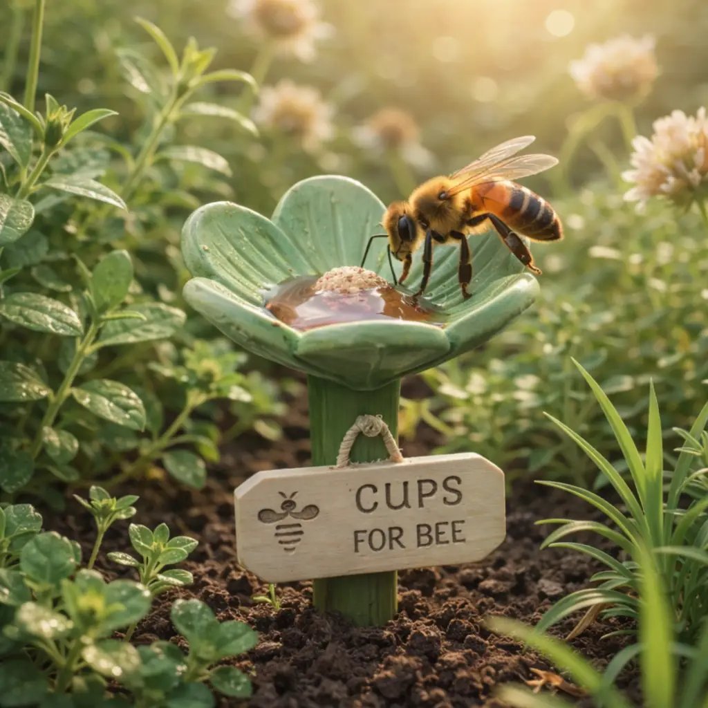 🐝Flower-Shaped Bee Watering Station💧 -Devareon®