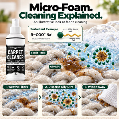 🏆🛋️Buy 2 Get 1 Free🎁 Deep Clean Carpet Spray – Industrial-Strength Formula | Perfect for Auto Interiors, Sofas & Rugs, Effortless Stain Removal ✨| Devareon®
