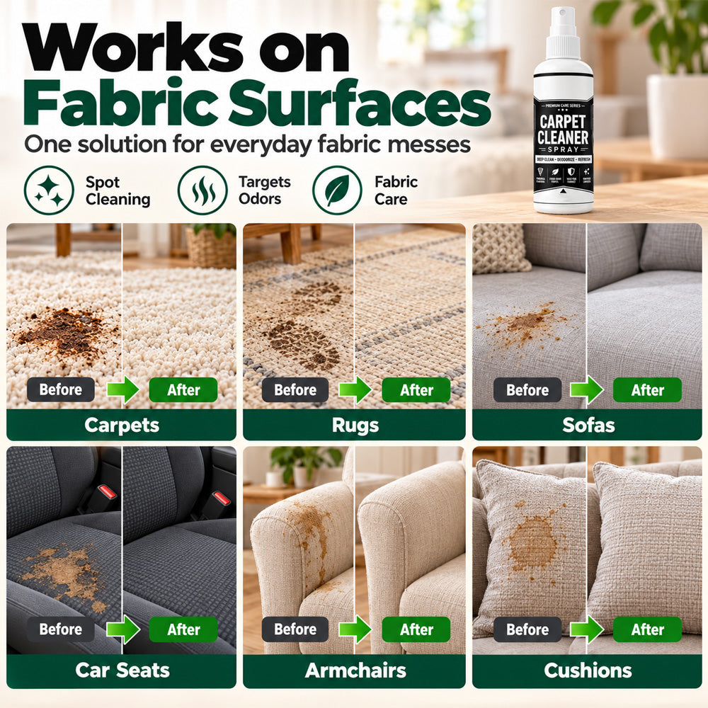 🏆🛋️Buy 2 Get 1 Free🎁 Deep Clean Carpet Spray – Industrial-Strength Formula | Perfect for Auto Interiors, Sofas & Rugs, Effortless Stain Removal ✨| Devareon®