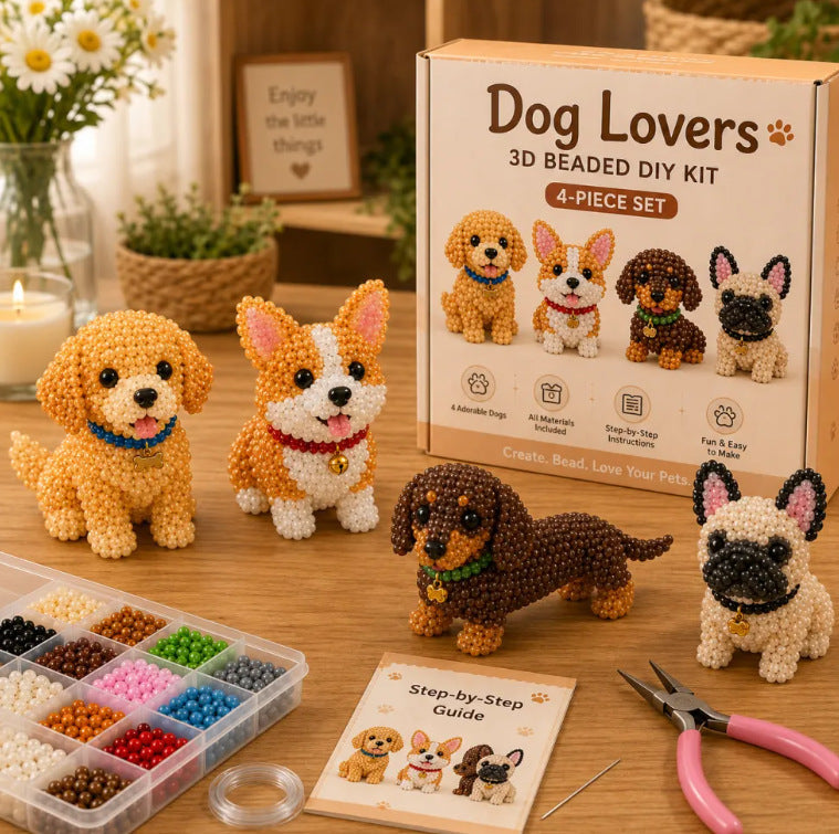 Devareon®🔥Hot Sale - 50% OFF🔥🏆Limited Time Sale 49% OFF🧵✨Petite 3D Beaded Animal Craft Kit
