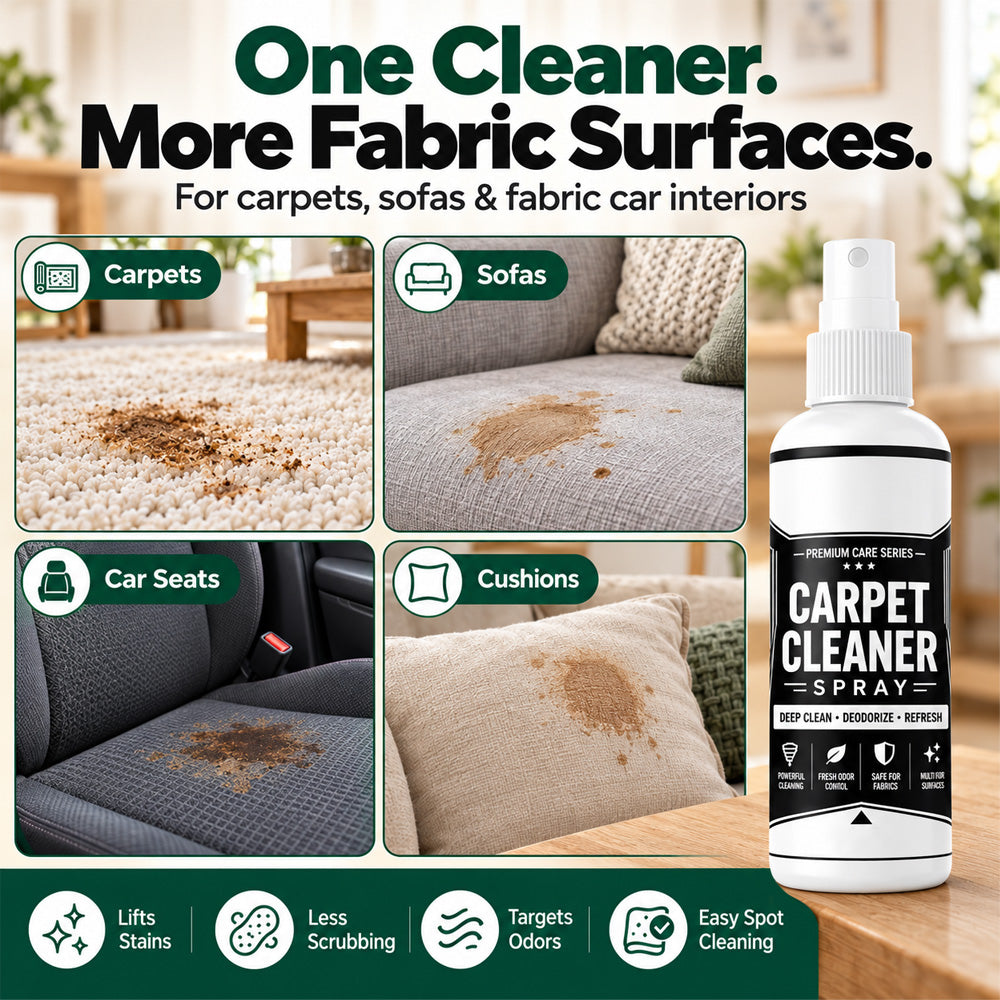 🏆🛋️Buy 2 Get 1 Free🎁 Deep Clean Carpet Spray – Industrial-Strength Formula | Perfect for Auto Interiors, Sofas & Rugs, Effortless Stain Removal ✨| Devareon®