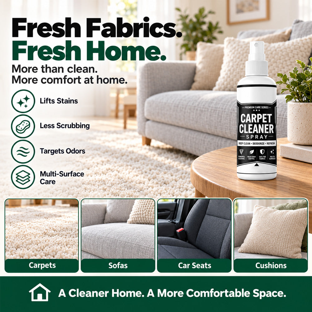 🏆🛋️Buy 2 Get 1 Free🎁 Deep Clean Carpet Spray – Industrial-Strength Formula | Perfect for Auto Interiors, Sofas & Rugs, Effortless Stain Removal ✨| Devareon®