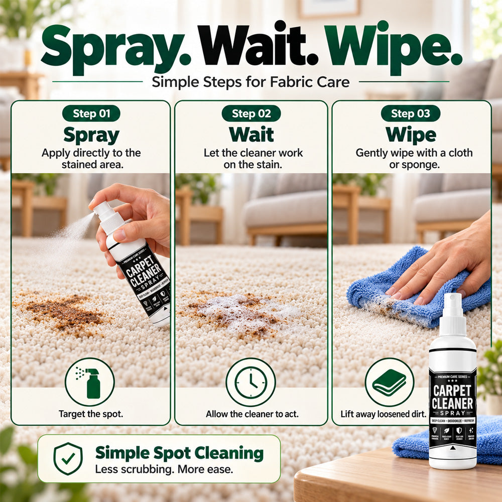 🏆🛋️Buy 2 Get 1 Free🎁 Deep Clean Carpet Spray – Industrial-Strength Formula | Perfect for Auto Interiors, Sofas & Rugs, Effortless Stain Removal ✨| Devareon®