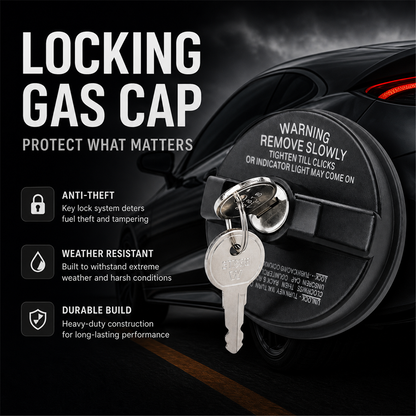 Devareon®🔒 Locking Fuel Cap – Direct Replacement for 7730047020, Anti-Theft, Precision Seal, Prevents Fuel Vapor Leak