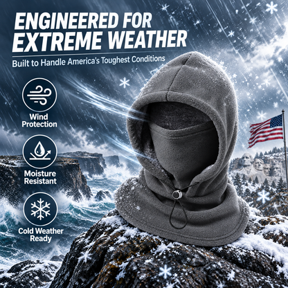 upsell⚡ Limited-Time 40% OFF ❄️ 3-in-1 Thermal Fleece Balaclava | Cozy Hood, Face Mask & Neck Warmer for Skiing, Cycling & Hiking| Devareon®