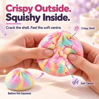 🌈✨ 2026 New Arrivals | Crispy Squishy Stress-Relieving Toy  – Squeeze, Crack & Relax😀| Devareon®