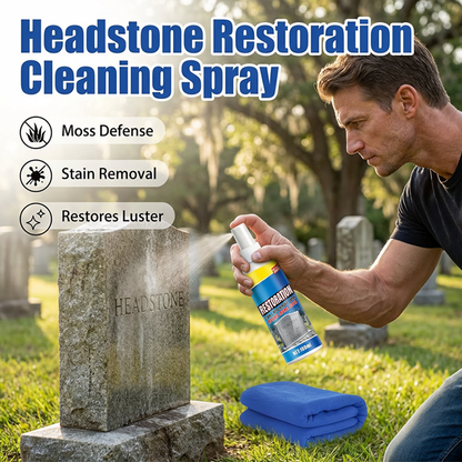 Devareon® ⏰BUY 2 GET 1 FREE!🎁Headstone Cleaning & Restoration Spray – Remove Stains Instantly