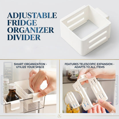 Devareon® Adjustable Fridge Organizer Divider