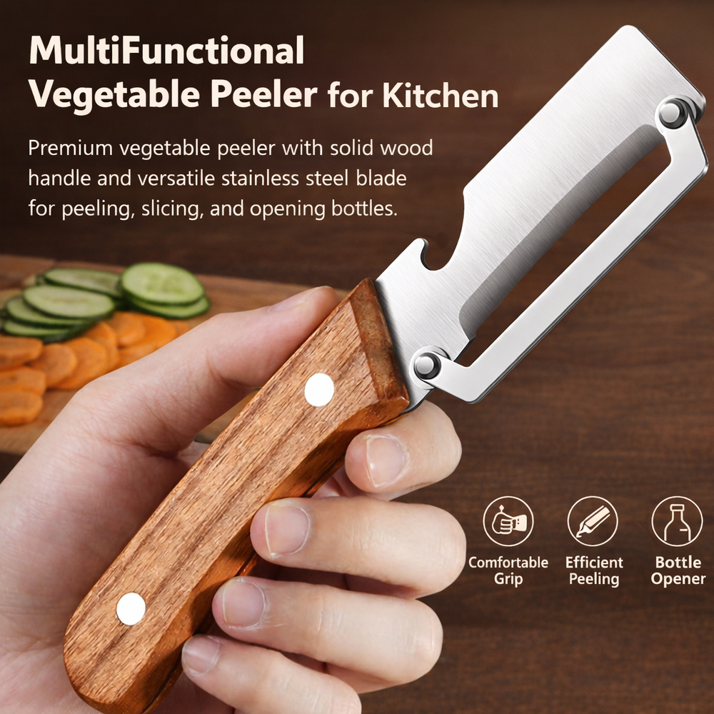 Devareon® 4-in-1 Vegetable Peeler 🥕🔪 | Easy Kitchen Tool