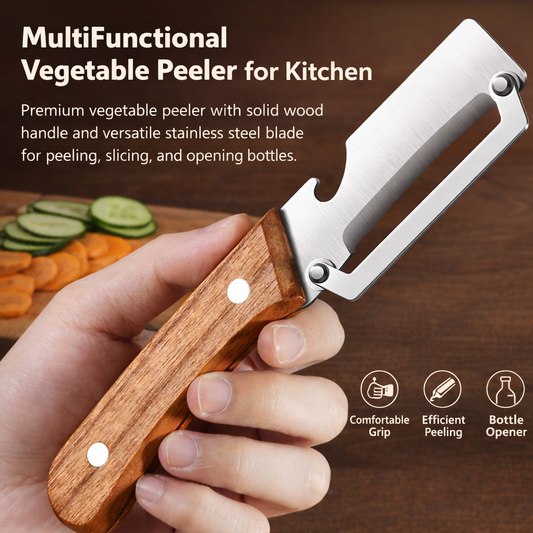 Devareon® 4-in-1 Vegetable Peeler 🥕🔪 | Easy Kitchen Tool