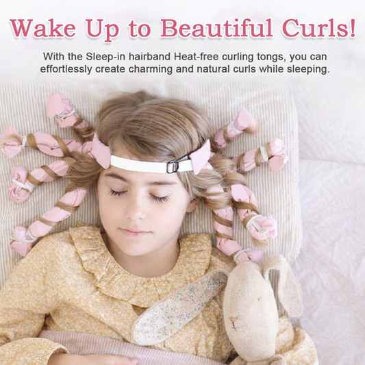 💥HOT SALE💥Sleep-in hairband Heat-free curling tongs🧑‍🦱🥰