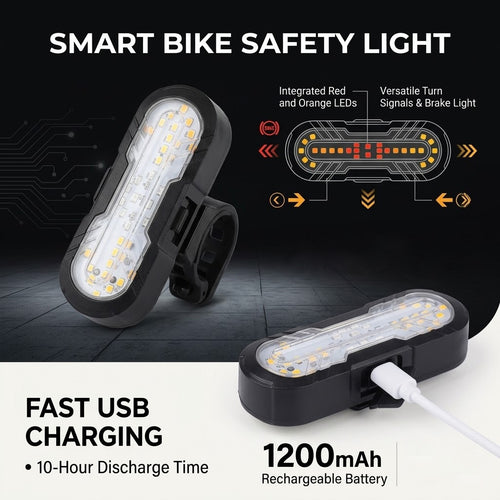 Devareon® ⏰🔥LIMITED TIME 40% OFF! ✨Smart Bike Safety Light with Wireless Remote Control
