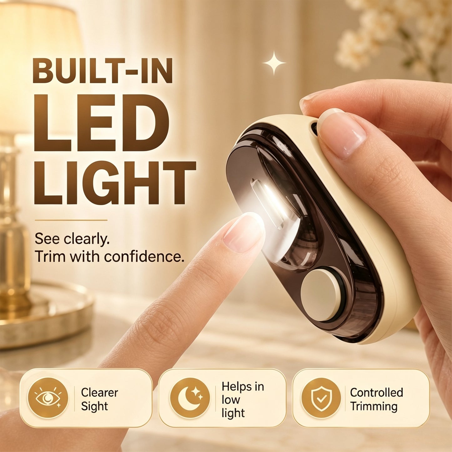 upsell✨40% OFF! 👶 Smart Electric Nail Clipper — Gentle & Safe Nail Care for Baby’s Tiny Fingers & The Whole Family ✨ — Devareon®