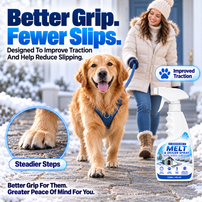 🏆❄️ Buy 2 Get 1 FREE🎁Outdoor De-Icing & Snow Melting Spray – Fast, Easy Winter Ice Removal | Devareon®