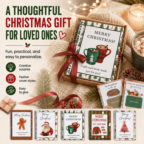 🎁40% OFF🎄Christmas Gift Surprise Book — Turn Gift Cards Into Memorable Gifts | Devareon®