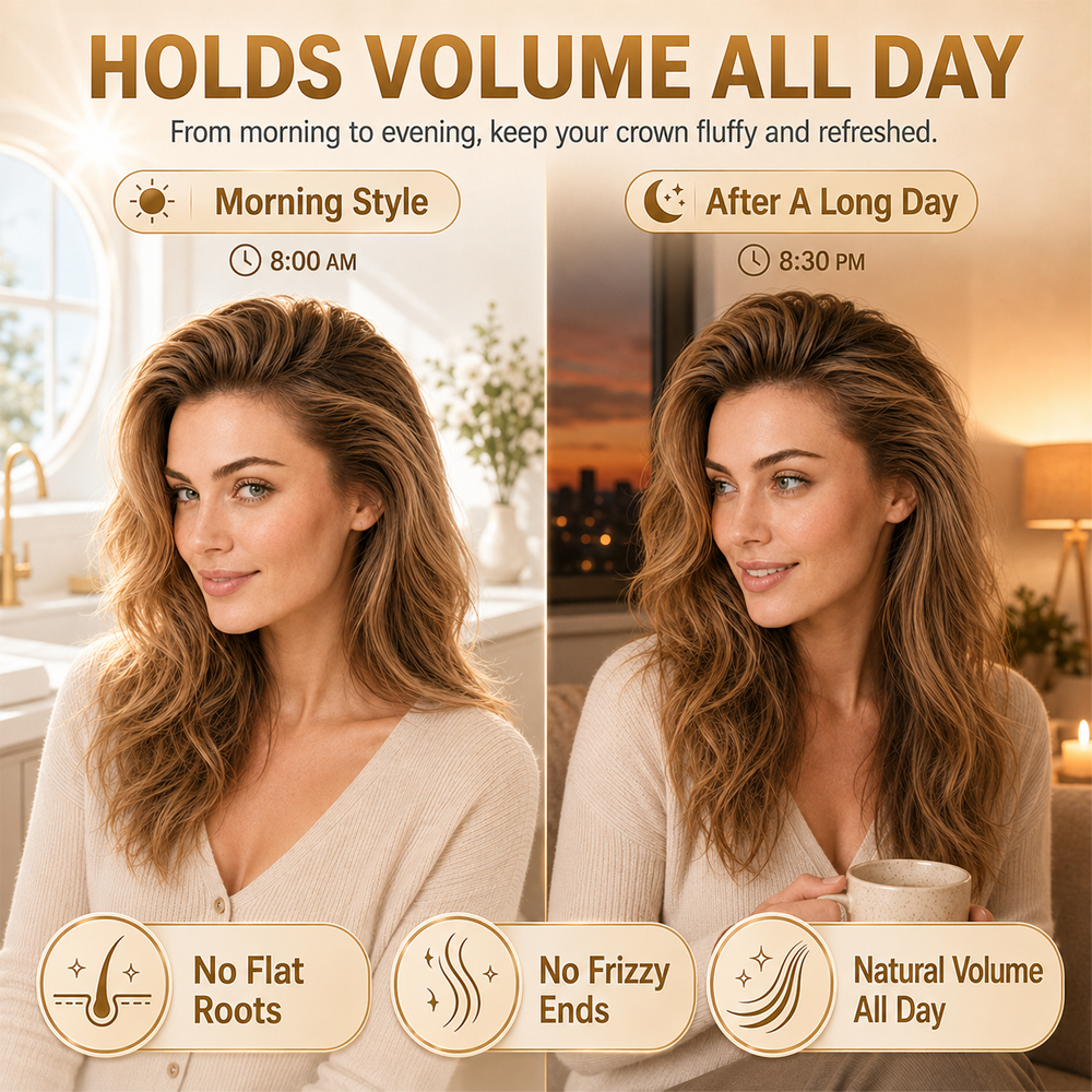 🎉48K+ Sold 💇 Wireless Heated Volumizing Root Lift Clip✨Portable Travel Hair Styling Tool for Flat Fine Hair— Devareon®