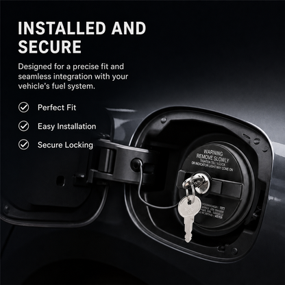 Devareon®🔒 Locking Fuel Cap – Direct Replacement for 7730047020, Anti-Theft, Precision Seal, Prevents Fuel Vapor Leak
