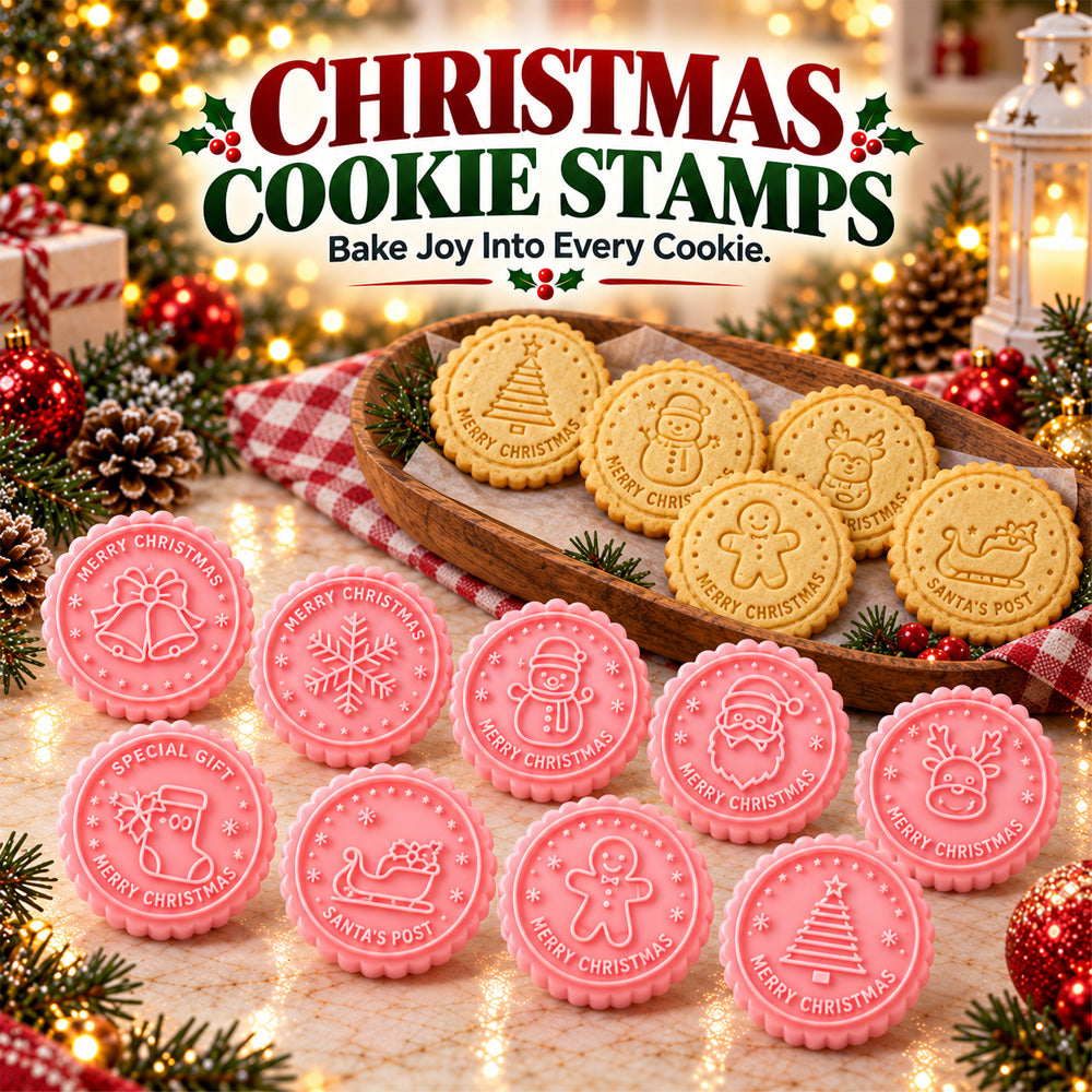 upsell✨🍪Festive Christmas Cookie Mold Set — Perfect for Holiday Baking, Christmas Parties & Homemade Gifts🎅🎁| Devareon®