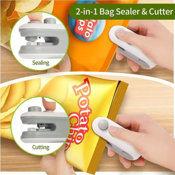 ⏳Mini Bag Sealer with Cutter and Magnet-Devareon®