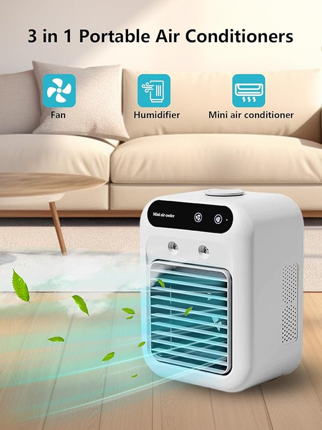 Devareon® 🌬️Portable 3-in-1 Quiet Fan Air Conditioner⌛Limited Quantity💥Best Price