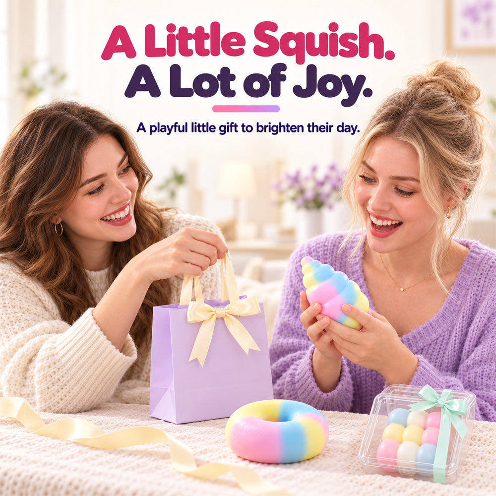 🌈✨ 2026 New Arrivals | Crispy Squishy Stress-Relieving Toy  – Squeeze, Crack & Relax😀| Devareon®