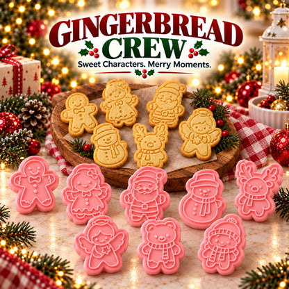 upsell✨🍪Festive Christmas Cookie Mold Set — Perfect for Holiday Baking, Christmas Parties & Homemade Gifts🎅🎁| Devareon®