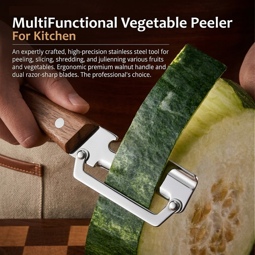 Devareon® 4-in-1 Vegetable Peeler 🥕🔪 | Easy Kitchen Tool