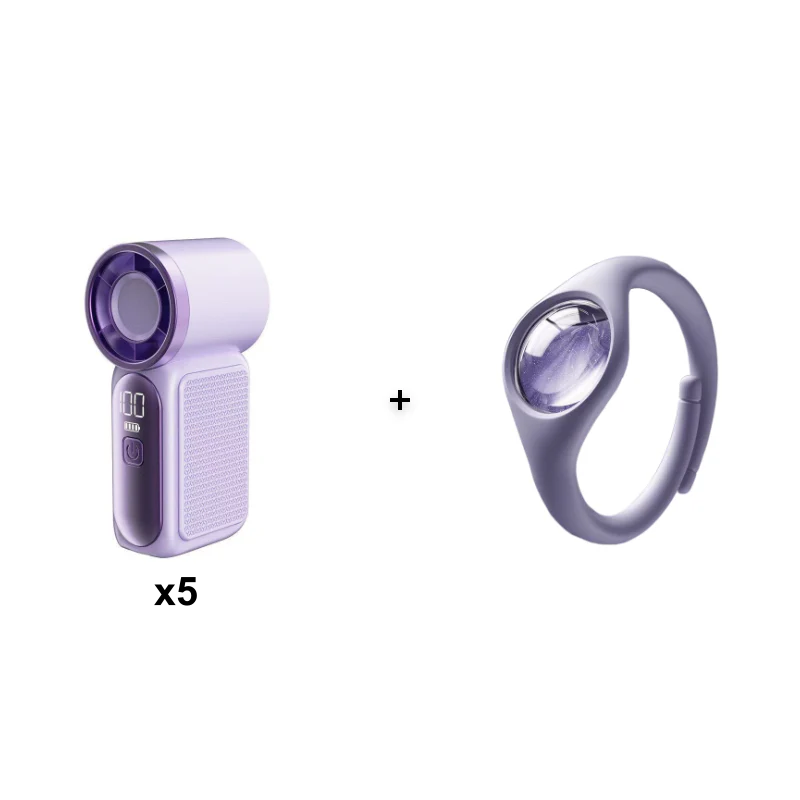 Devareon®🥳2026 HOT SALE🥳💞50K+ SOLD!💨❄️ 50% OFF! Turbo Handheld Fan – 16900 RPM, 6 speeds, LED display. 3000mAh battery, 10.7hrs cooling. Pocket‑sized power! 🌬️✨