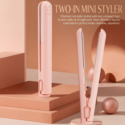 Devareon® ⏳2-in-1 Mini Curling Iron