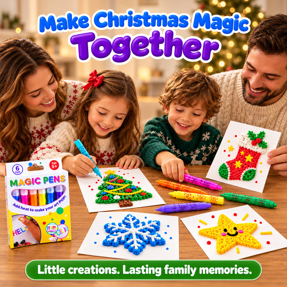 💥 LAST DAY! Buy 2 Get 1 FREE 🎁 3D Magic Pen – Create Puffy 3D Art with Every Stroke!🎄Creative Christmas Gift | DIY Bubble Drawing Fun | Devareon®